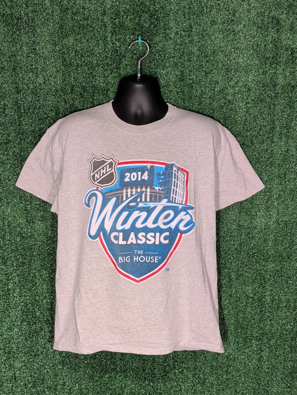 NHL 2014 Winter Classic 'The Big House' Graphic Tee - Light Gray
